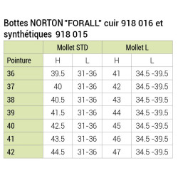 Botas sintéticas Norton Forall Botas sintéticas Norton Forall