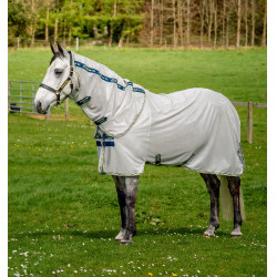 Cubre-moscas Horseware Amigo Bug Rug 0g Gris lunar / marino / lima