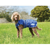 Couverture pour chien 0g Weatherbeeta ComFiTec Deluxe Azul oscuro / gris / blanco
