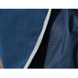 Manta trasera cuadrada Weatherbeeta forrada de polar Esencial Azul marino / plata / rojo Manta trasera cuadrada Weatherbeeta forrada de polar Esencial Azul marino / plata / rojo