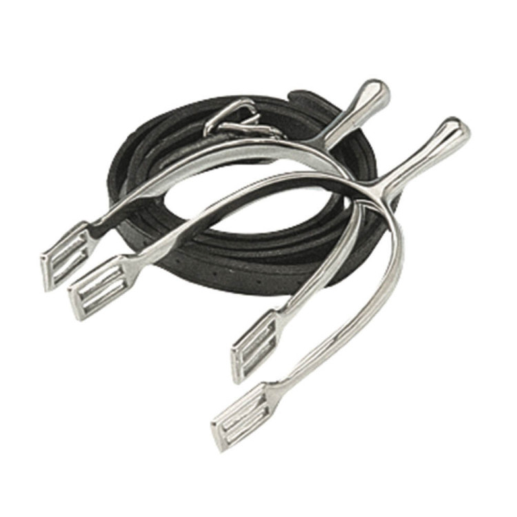 Espuelas de doma con correas Korsteel Espuelas de doma con correas Korsteel