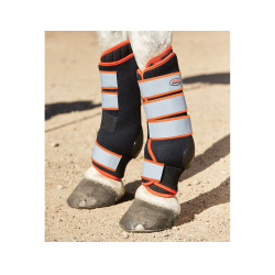 Guarniciones de descanso reforzadas Weatherbeeta Therapy-Tec Negro / plata / rojo Guarniciones de descanso reforzadas Weatherbeeta Therapy-Tec Negro / plata / rojo