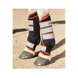 Guarniciones de descanso reforzadas Weatherbeeta Therapy-Tec Negro / plata / rojo Guarniciones de descanso reforzadas Weatherbeeta Therapy-Tec Negro / plata / rojo