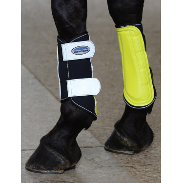 Polainas cerradas reflectantes Weatherbeeta Amarillo / plata