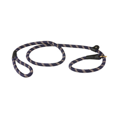 Correa para perro Weatherbeeta de cuero y cuerda Marino / marrón Azul