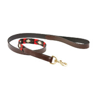Correa para perro Weatherbeeta de cuero Polo Marrón cowdray / negro / rojo / blanco Multicolor Correa para perro Weatherbeeta de cuero Polo Marrón cowdray / negro / rojo / blanco Multicolor