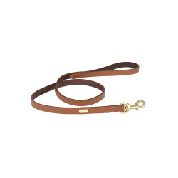 Correa para perro Weatherbeeta de cuero Canela Gris