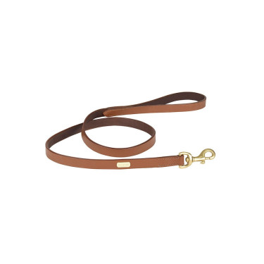 Correa para perro Weatherbeeta de cuero Canela Gris