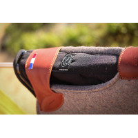 Amortiguador Jump'In de fieltro y cuero Havana Marrón