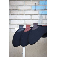 Amortiguador Jump'In fieltro negro y cuero Havana Marrón