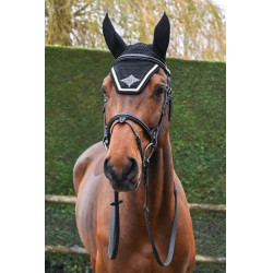 Gorro Jump'In Negro / champán escudo negro lurex