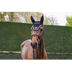 Gorro Jump'In Negro / champán escudo negro lurex