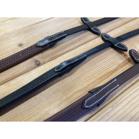 Riendas de goma 1/2 Jump'In One Havana Marrón