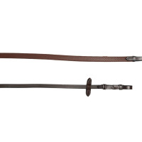 Riendas de goma Jump'In 1/2 Havana Marrón