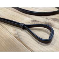 Riendas de cuero liso Jump'In Caoba Burdeos