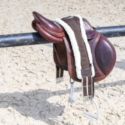 Cincha Anatómica Jump'In Safety One Choco / oveja cruda