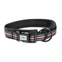 Collier pour chien Weatherbeeta réflechissant Negro / rosa
