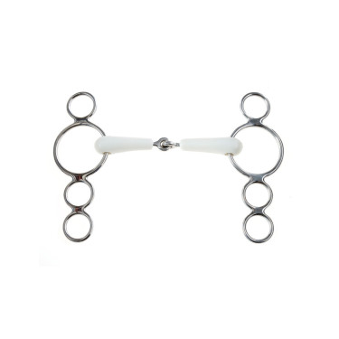 Mors Mullen de 3 anillos Flexi Korsteel Mors Mullen de 3 anillos Flexi Korsteel