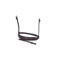 Muserola combinada Collegiate Mono Crown Castaño Marrón