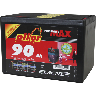Pila cero mercurio Lacmé Pilor 9V - 90 Ah para pastor electrico Pila cero mercurio Lacmé Pilor 9V - 90 Ah para pastor electrico