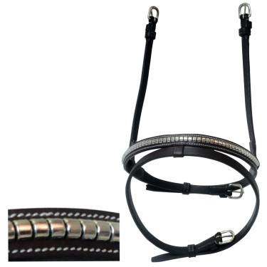 Muserola combinada Deauville Privilege Equitation Negro