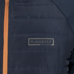 Chaqueta de hombre Aerolito Flags & Cup Gris pardo Marrón