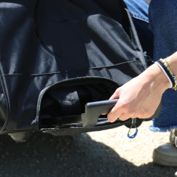 Bolsa de ruedas Equithème Sport Negro