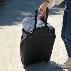 Bolsa de ruedas Equithème Sport Negro