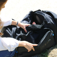 Bolsa de ruedas Equithème Sport Negro Bolsa de ruedas Equithème Sport Negro