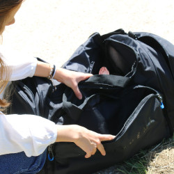 Bolsa de ruedas Equithème Sport Negro