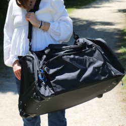 Bolsa de ruedas Equithème Sport Negro