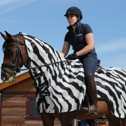 Cubre-moscas Zebra Bucas Buzz-Off Riding