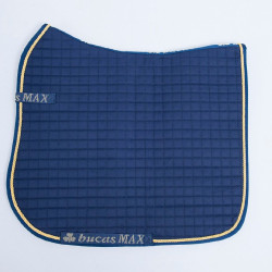 Almohadilla de doma Bucas Max Azul marino / oro