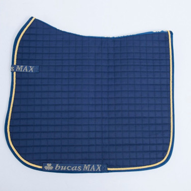 Almohadilla de doma Bucas Max Azul marino / oro