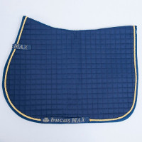 Almohadilla de montar Bucas Max CSO Azul marino / oro