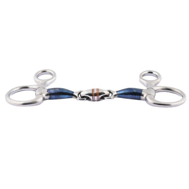 Mors baucher Jump'In doble rotura acero azul Mors baucher Jump'In doble rotura acero azul