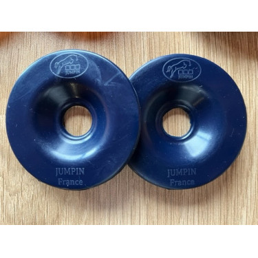 Arandelas de goma para bocados Jump'In natural Marino Azul marino