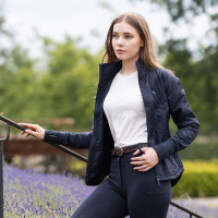 Chaqueta acolchada ligera Horze Zoe mujer Azul oscuro Chaqueta acolchada ligera Horze Zoe mujer Azul oscuro