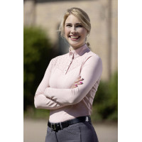 Camiseta funcional HKM Berry Lace Rojo oscuro