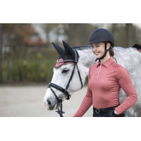 Camiseta funcional HKM Rosewood Allover Print Oxido Marrón