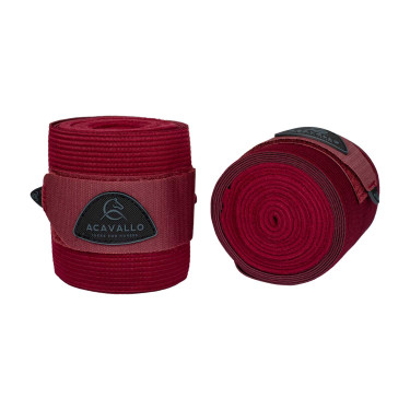 Bandas de ejercicio elásticas de forro polar Acavallo por 2