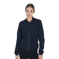 Chaqueta de mujer en tejido técnico Equestro Chaqueta de mujer en tejido técnico Equestro