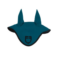 Caperuza anti-moscas de tejido técnico con logo GP Equestro Petróleo / negro Azul Caperuza anti-moscas de tejido técnico con logo GP Equestro Petróleo / negro Azul