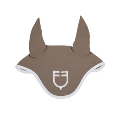 Bonete antimoscas de tela técnica White Line Edition Equestro Nuez Marrón Bonete antimoscas de tela técnica White Line Edition Equestro Nuez Marrón