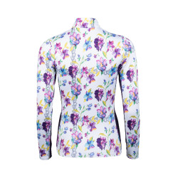 Camiseta funcional Lilac Flower HKM Blanco / violeta