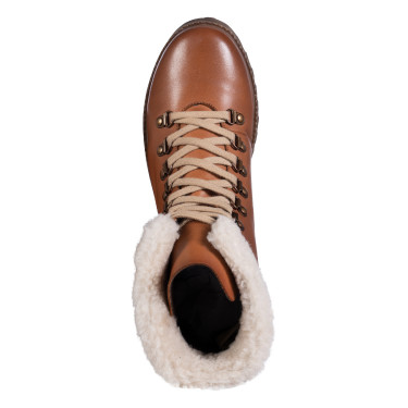 Botas con cordones Walker HKM Brandy Marrón