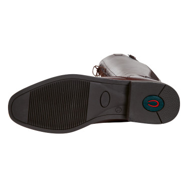 Botas Elegant Lace HKM Castaño Marrón Botas Elegant Lace HKM Castaño Marrón