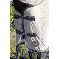 Cubre-moscas con flecos estilo con cubre-cuello desmontable HKM Cubre-moscas con flecos estilo con cubre-cuello desmontable HKM