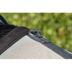 Cubre-moscas con flecos estilo con cubre-cuello desmontable HKM Cubre-moscas con flecos estilo con cubre-cuello desmontable HKM