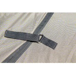 Cubre-moscas con flecos estilo con cubre-cuello desmontable HKM Cubre-moscas con flecos estilo con cubre-cuello desmontable HKM